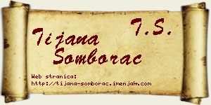 Tijana Somborac vizit kartica